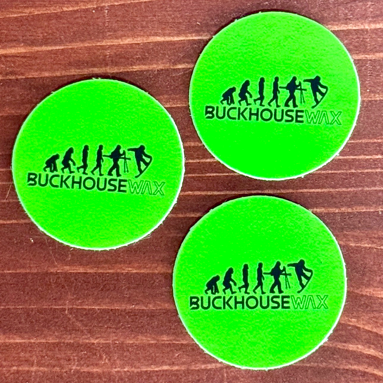 Small Buckhouse Wax Stickers (3 Pack)