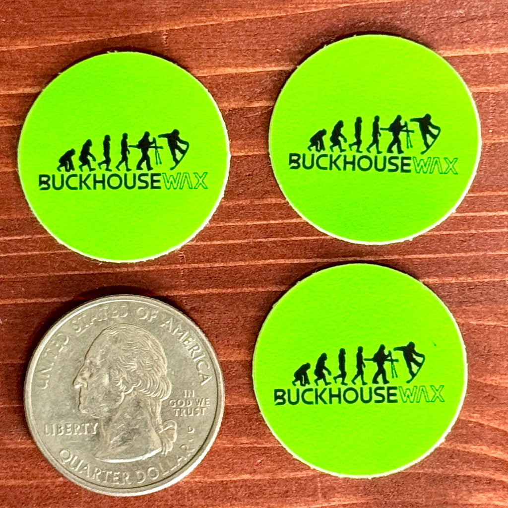 Small Buckhouse Wax Stickers (3 Pack)