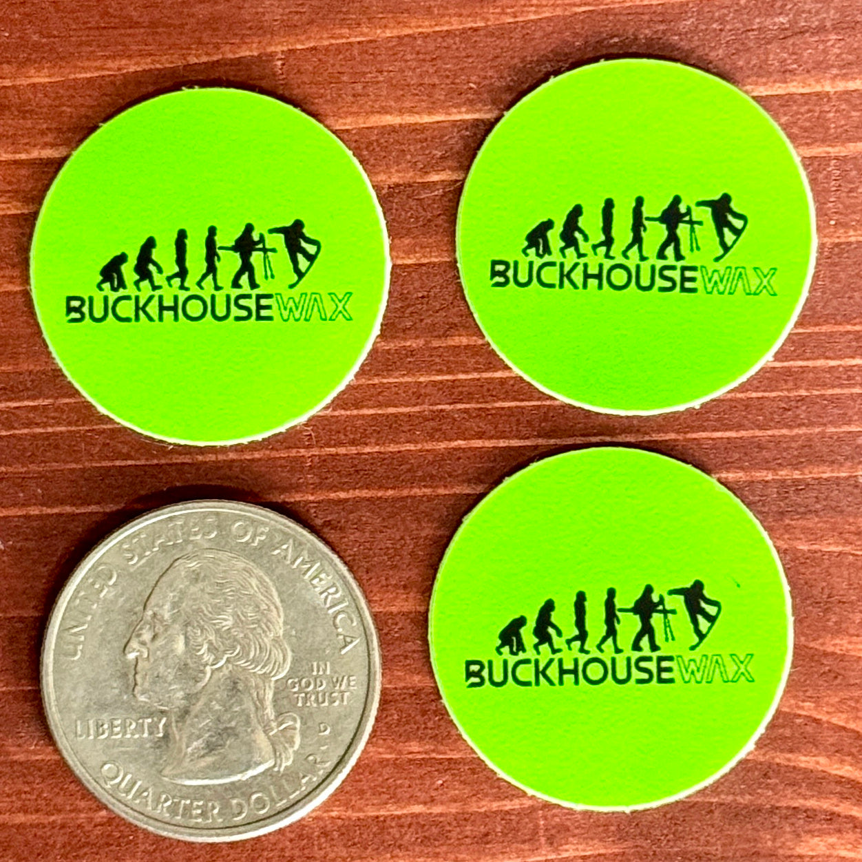 Small Buckhouse Wax Stickers (3 Pack)
