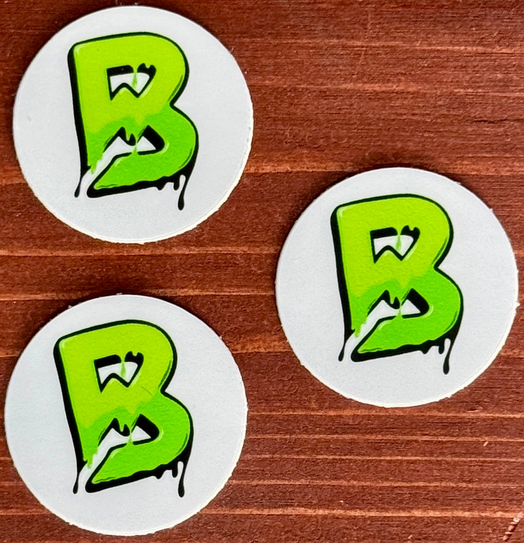 Small Logo Stickers (Pack of 3)